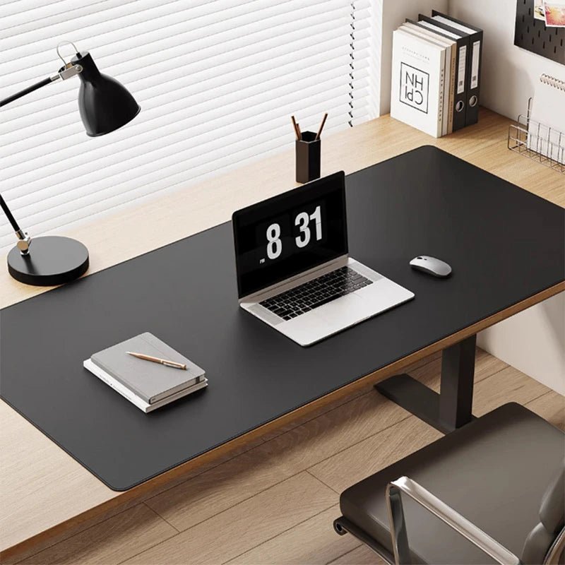 DESKSHIELD – Tapis de bureau en PU cuir premium pour un contrôle précis de la souris