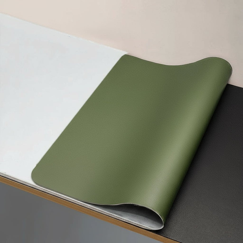 DESKSHIELD – Tapis de bureau en PU cuir premium pour un contrôle précis de la souris