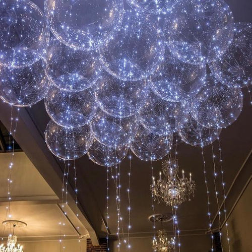 Ballons LED | Décoration de fête réutilisable | Éclairage doux par pression sur un bouton | GlowLoom