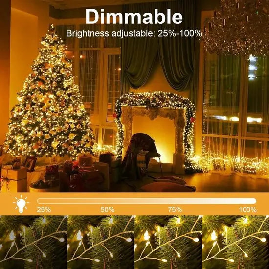 GlowLine™ | Guirlande LED en fil de cuivre – 9 mètres