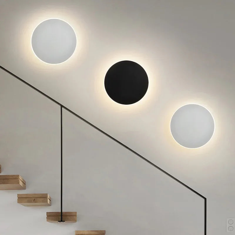 Lampe Murale LED Sphérique Moderne avec Effet Brillant