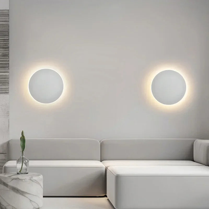 Lampe Murale LED Sphérique Moderne avec Effet Brillant
