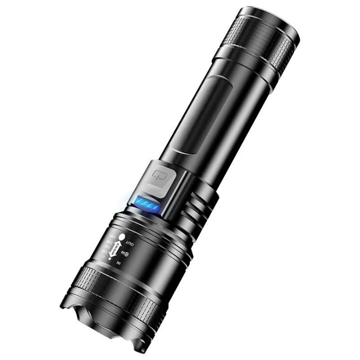 Lampe de poche LED | Ultra lumineuse & Étanche | Fonction Zoom | UltraBright
