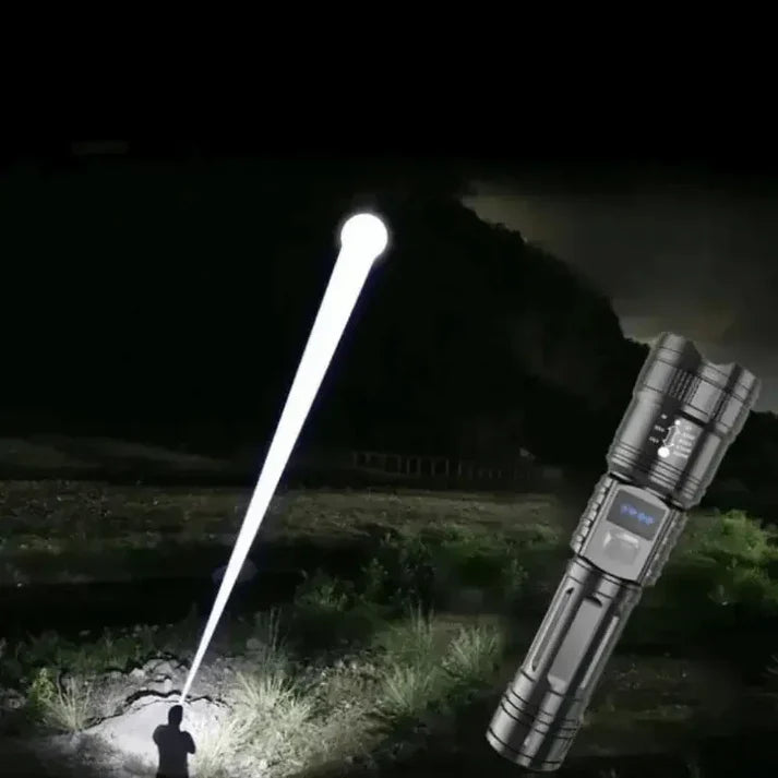 Lampe de poche LED | Ultra lumineuse & Étanche | Fonction Zoom | UltraBright