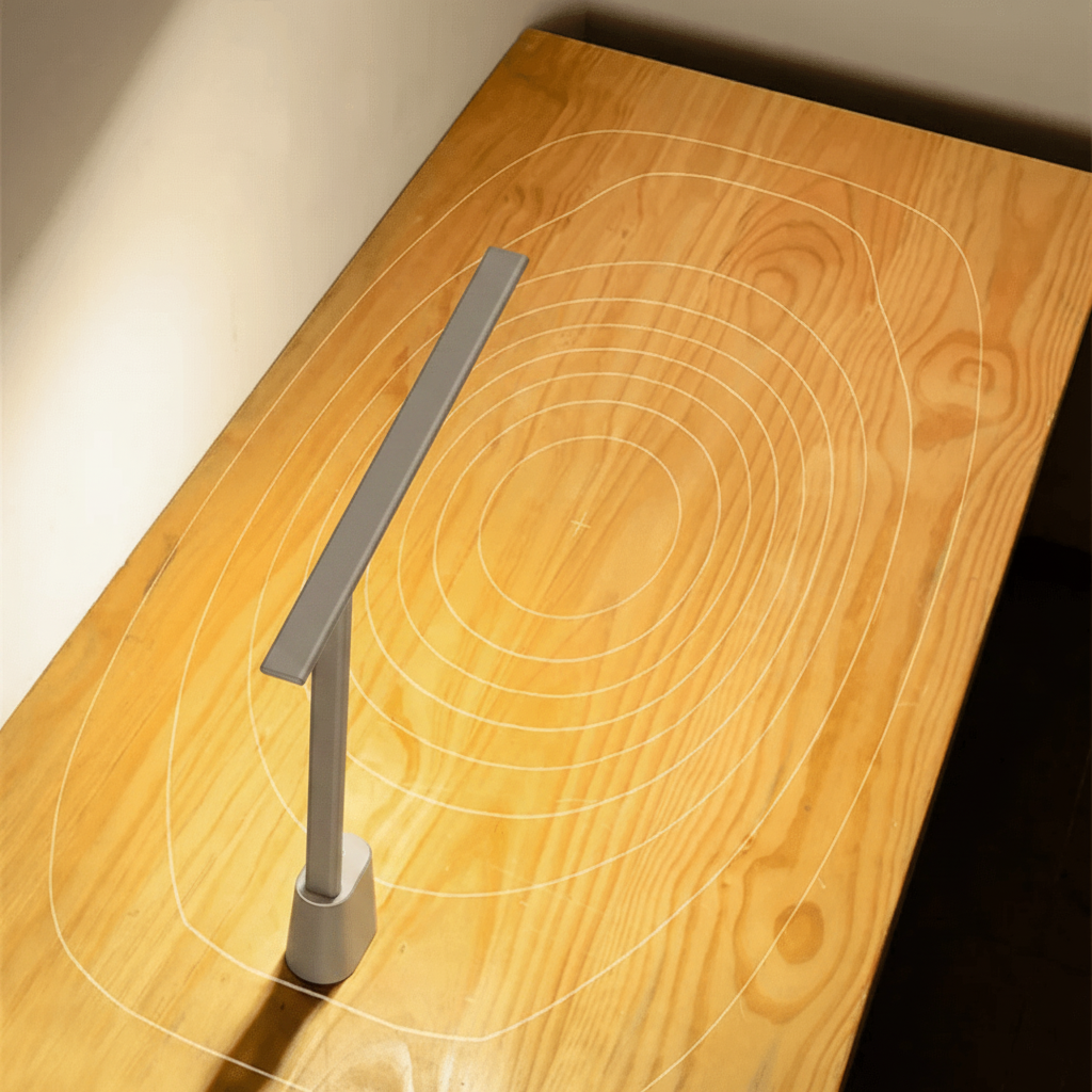 FOLDLITE – Lampe de bureau LED intelligente et pliable avec batterie et fonction dimmable