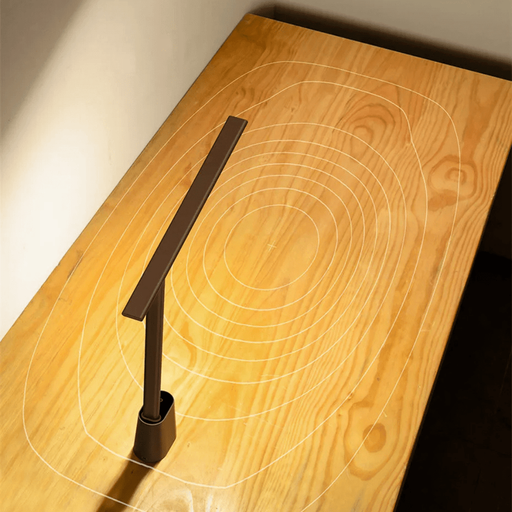 Lampe de bureau LED pliable moderne avec batterie et fonction de gradation