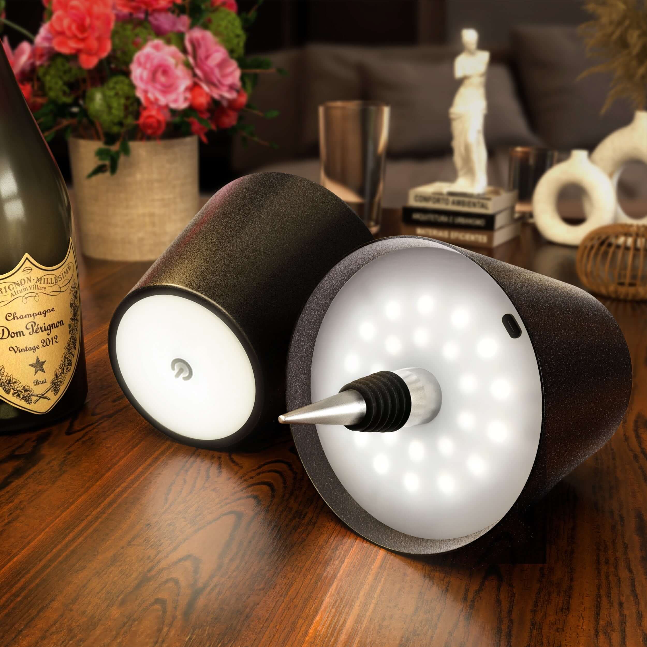 Lampe de bouteille sans fil – Éclairage élégant et original