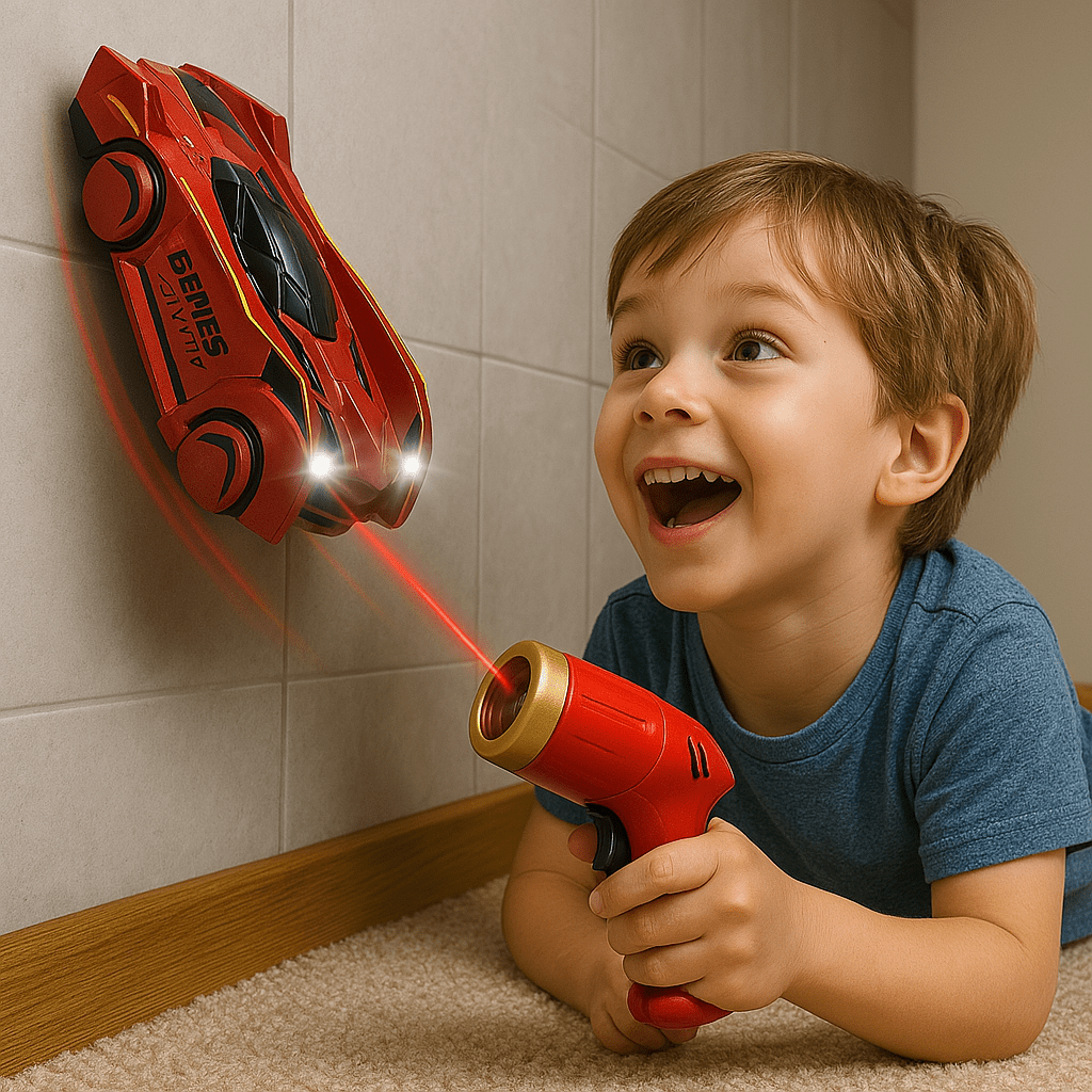 GRAVITYRACER – Voiture RC à escalade murale contrôlée par laser pour enfants