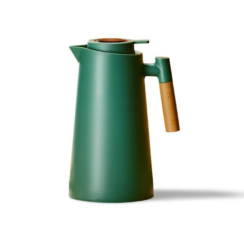 LATTEA THERMO – Carafe thermos à double paroi avec affichage de température et poignée en bois