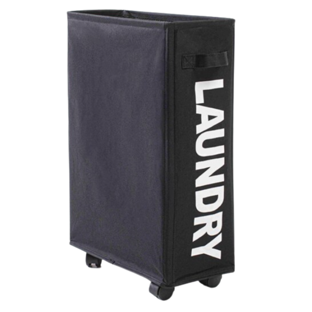 Panier à linge portable avec roulettes