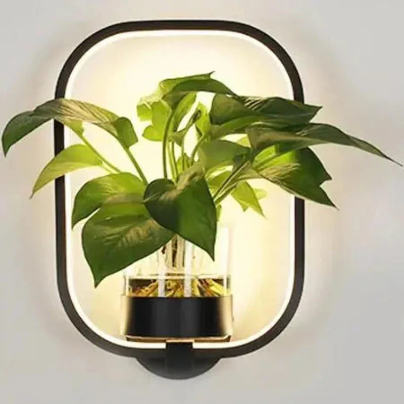 Applique murale LED avec plante intégrée – Appliques design pour intérieurs