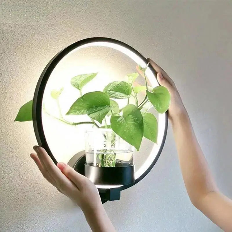 Applique murale LED avec plante intégrée – Appliques design pour intérieurs