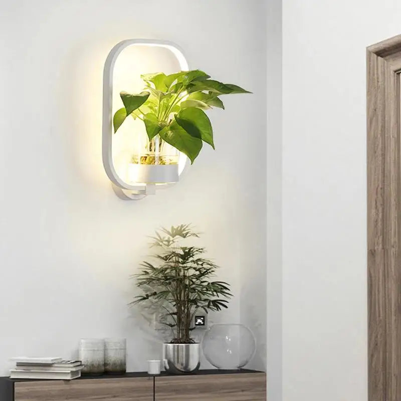 Applique murale LED avec plante intégrée – Appliques design pour intérieurs