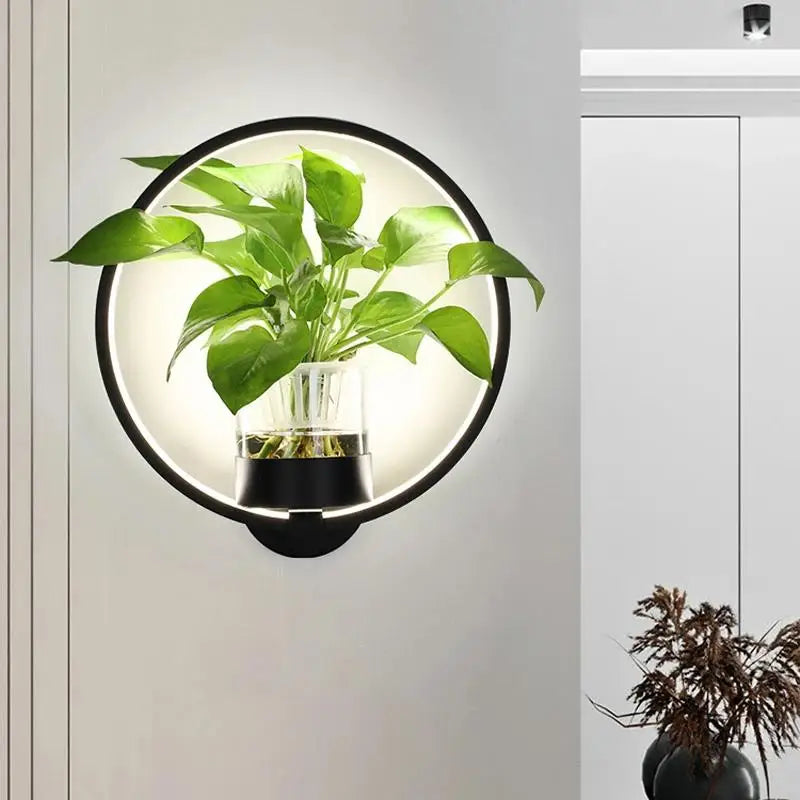 Applique murale LED avec plante intégrée – Appliques design pour intérieurs