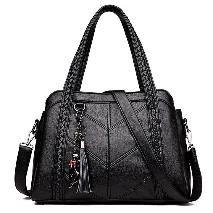 Sac à main en cuir | Sac à main pour femmes | Spacieux et organisé | Freja