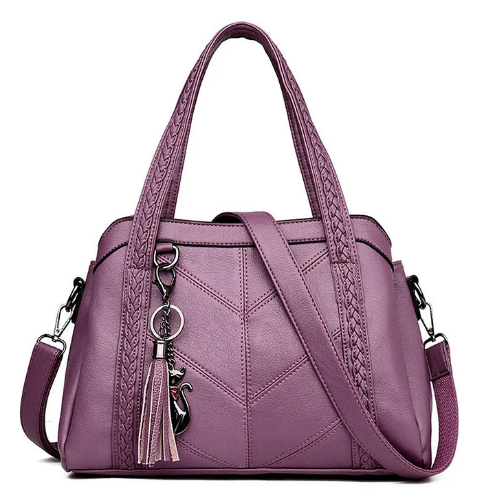 Sac à main en cuir | Sac à main pour femmes | Spacieux et organisé | Freja
