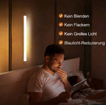 Barre lumineuse | Lampe de nuit sans fil avec capteur de mouvement | Lumière d'orientation chaude | Sensolux