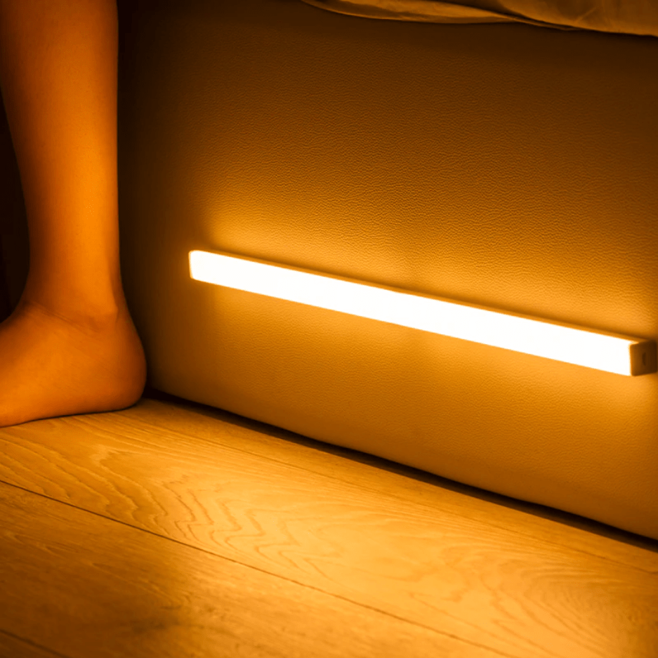 Barre lumineuse | Lampe de nuit sans fil avec capteur de mouvement | Lumière d'orientation chaude | Sensolux