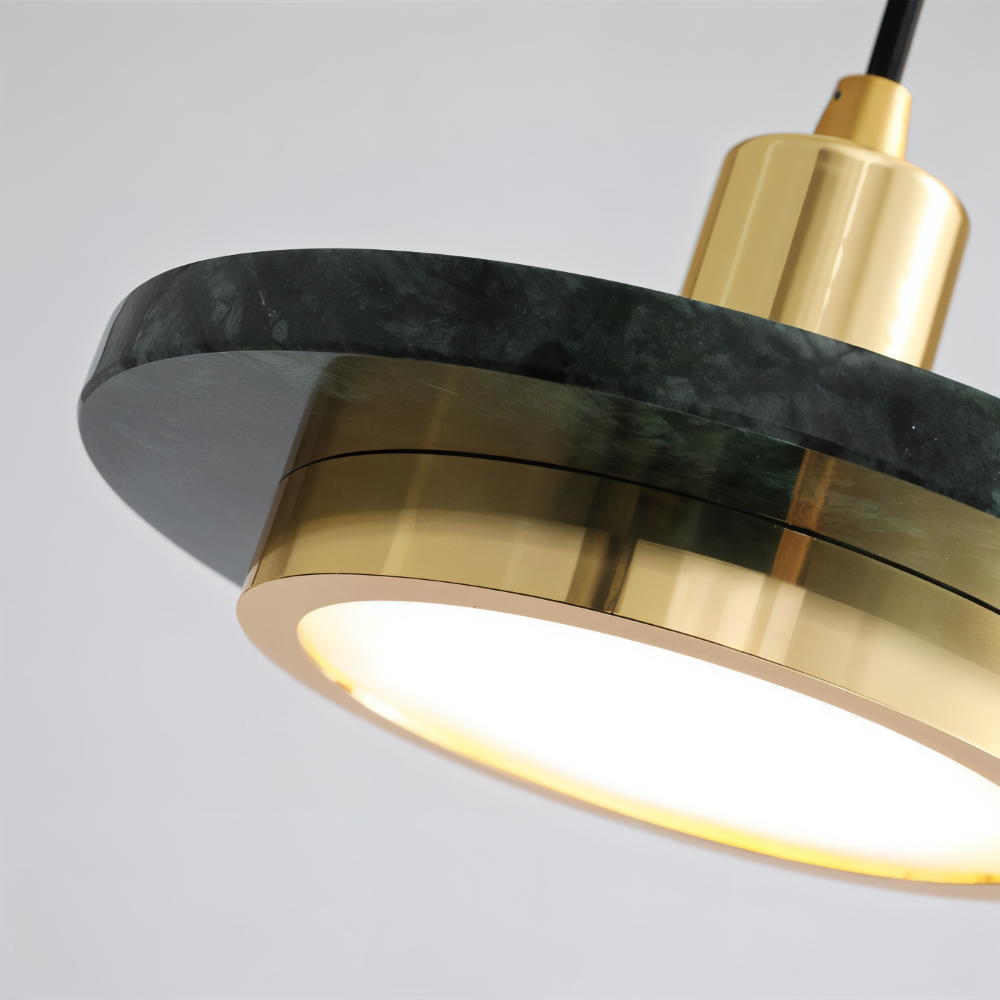 Lampe de plafond en métal moderne avec design double pour la table à manger