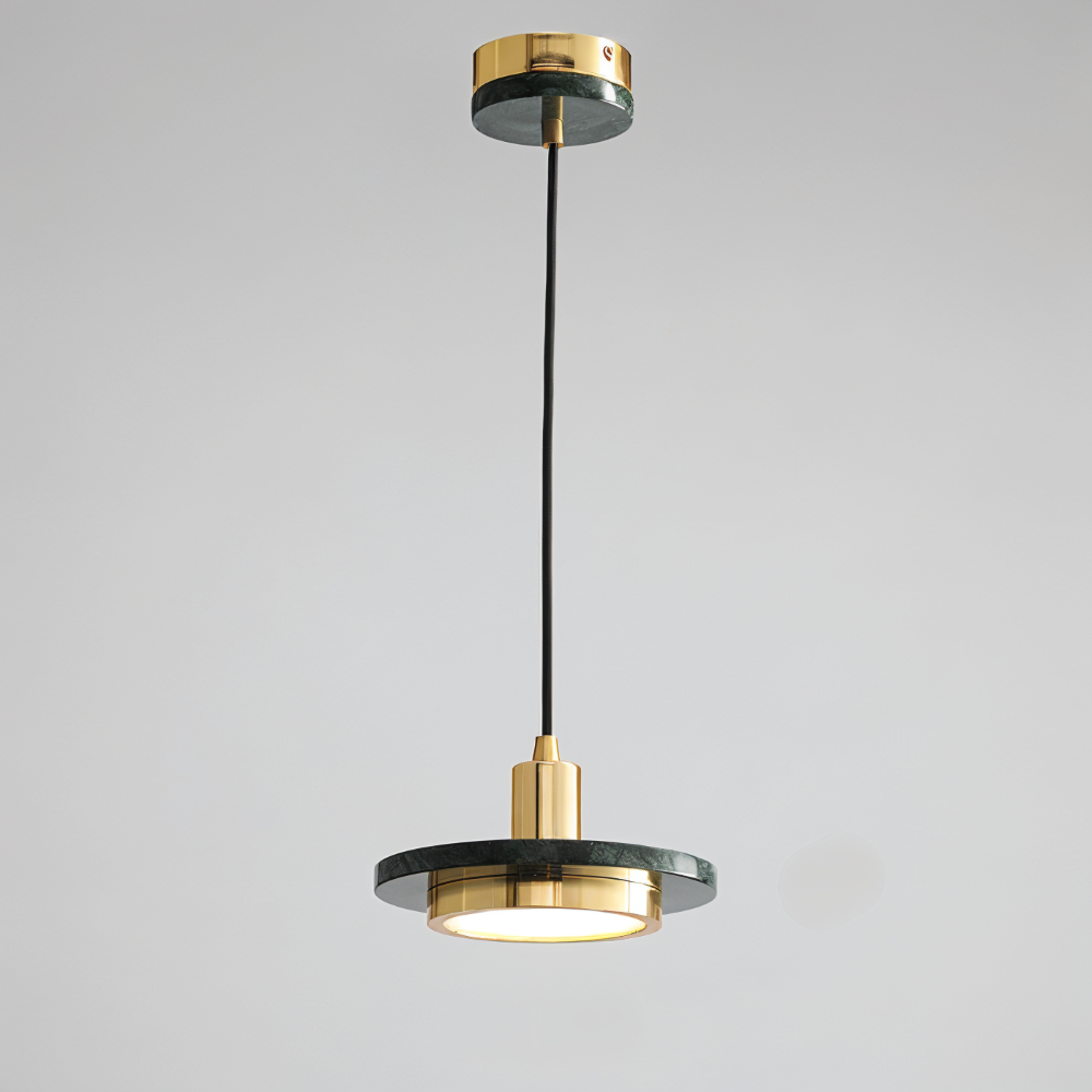 Lampe de plafond en métal moderne avec design double pour la table à manger