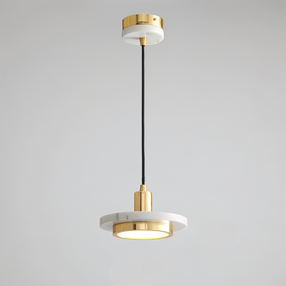 Lampe de plafond en métal moderne avec design double pour la table à manger