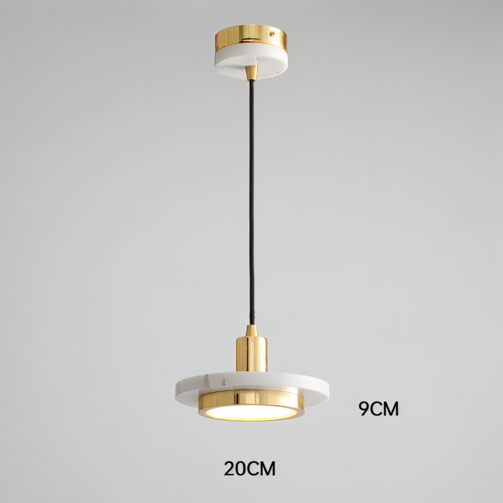 Lampe de plafond en métal moderne avec design double pour la table à manger