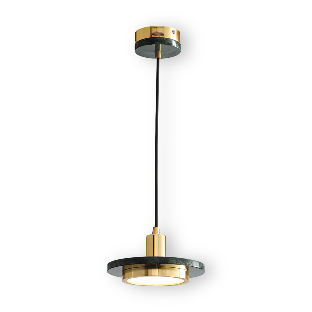 Lampe de plafond en métal moderne avec design double pour la table à manger