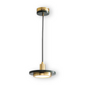 Lampe de plafond en métal moderne avec design double pour la table à manger