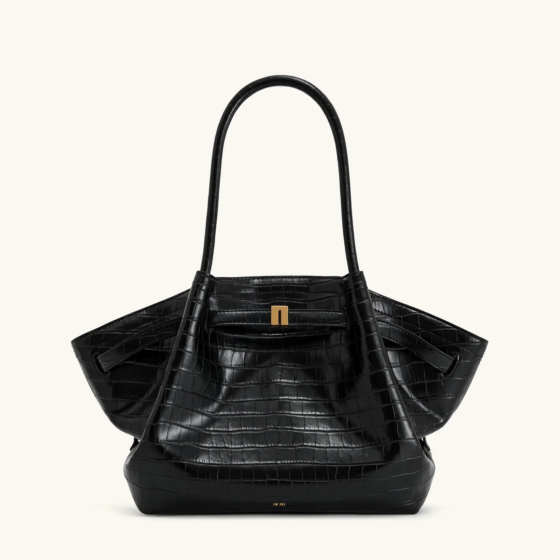 Sac à Bandoulière de Luxe pour Femmes - Grande Capacité, Design Élégant, Velours Synthétique Noir