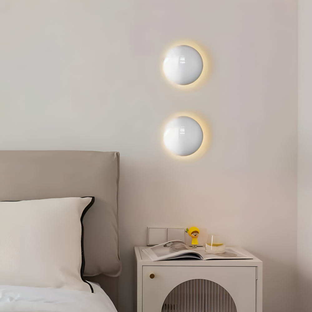 Cirvia – Applique Murale Ronde Moderne en Fer avec LED Énergétiquement Efficace