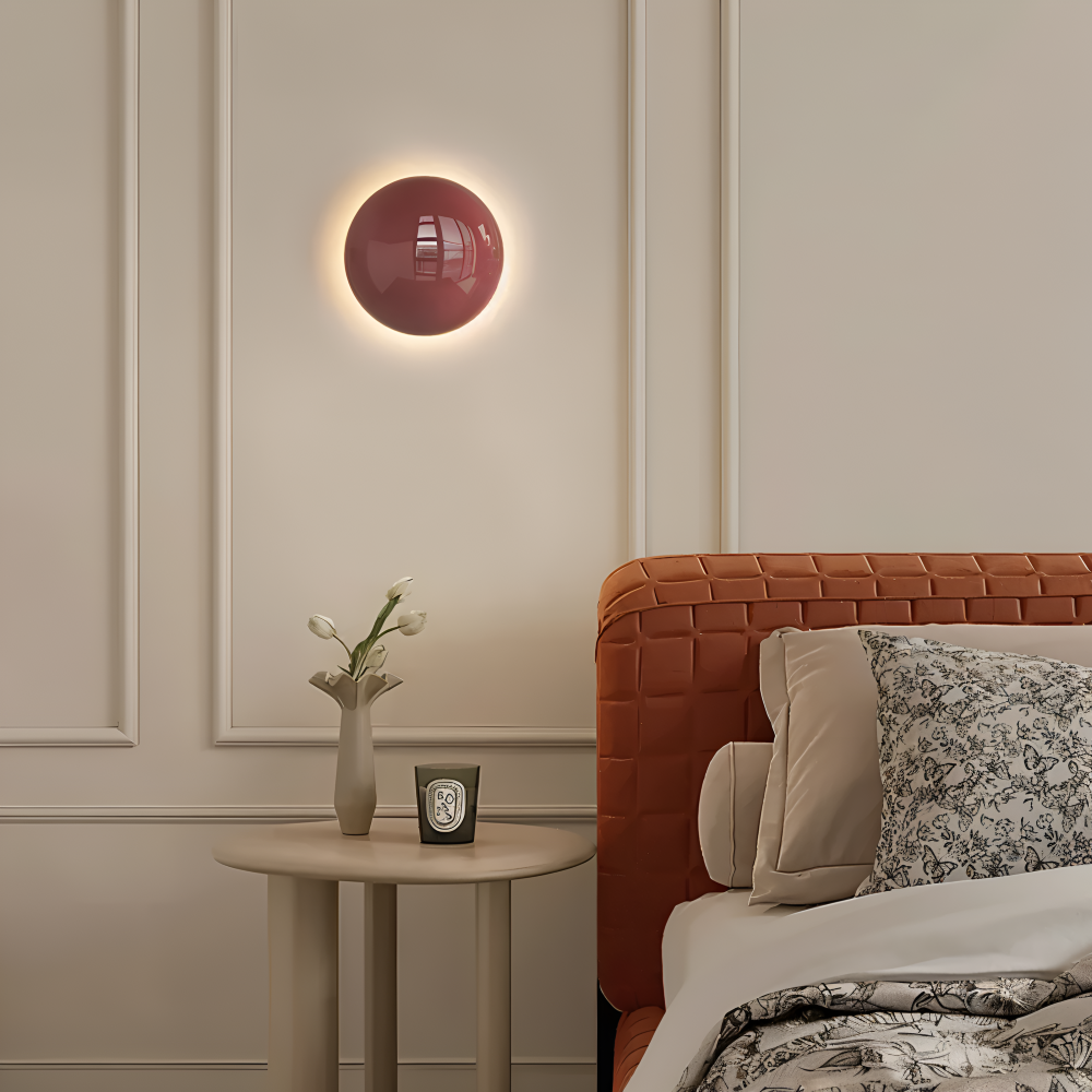 Cirvia – Applique Murale Ronde Moderne en Fer avec LED Énergétiquement Efficace