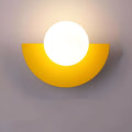 AuraSphere Applique Murale – Lampe en Verre Sphérique Moderne avec Design Plug-in