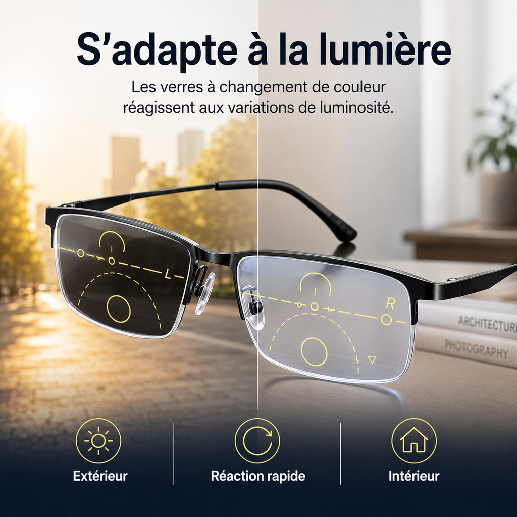 Lunettes Progressives Intelligentes Allemandes Aerisyn Avec Focalisation Multi-Zone