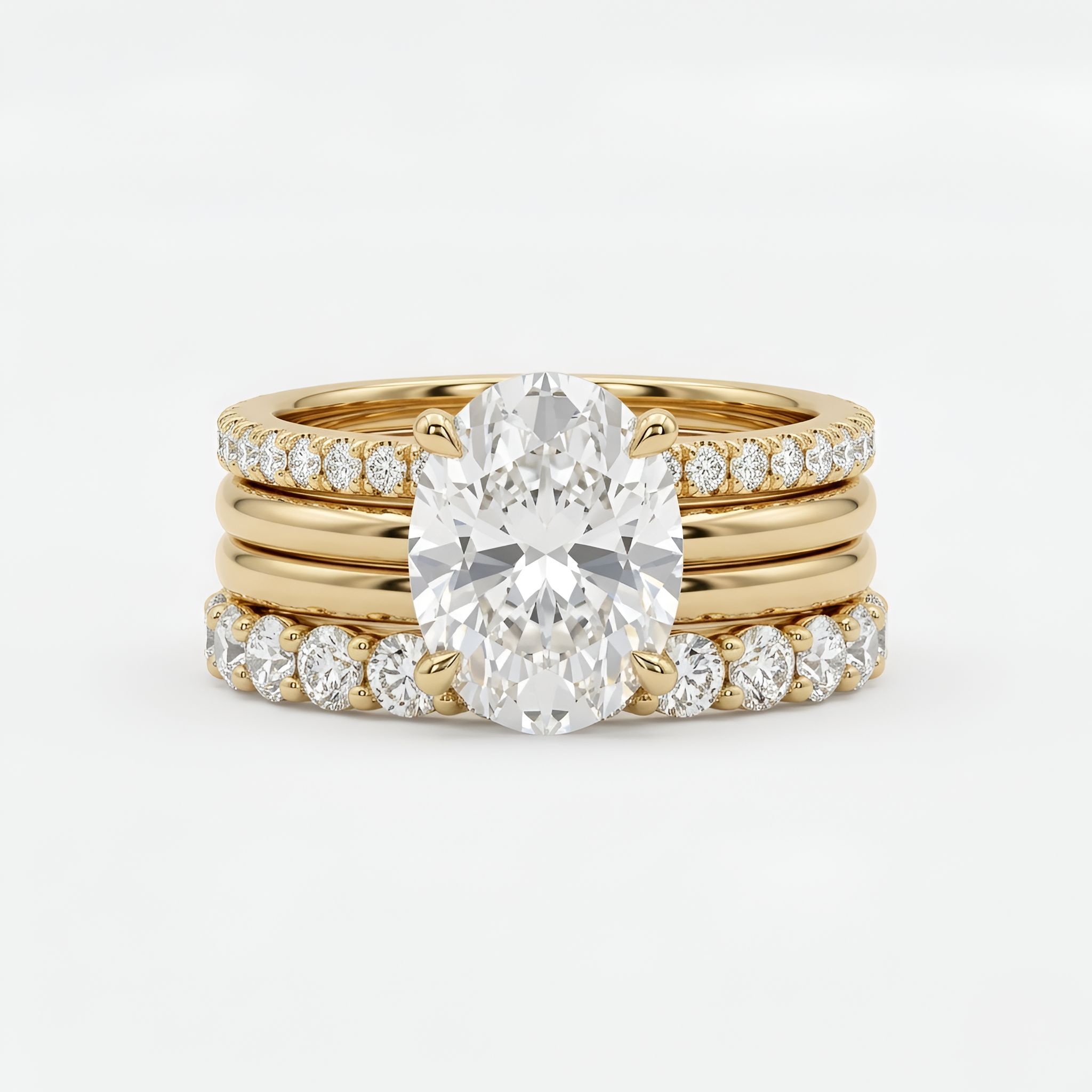 Claire - Bague chic de créateur au charme luxueux