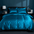 Ensemble de literie en soie luxueuse - 100 % Soie de mûrier Ivoire 200x220 pour un sommeil paisible