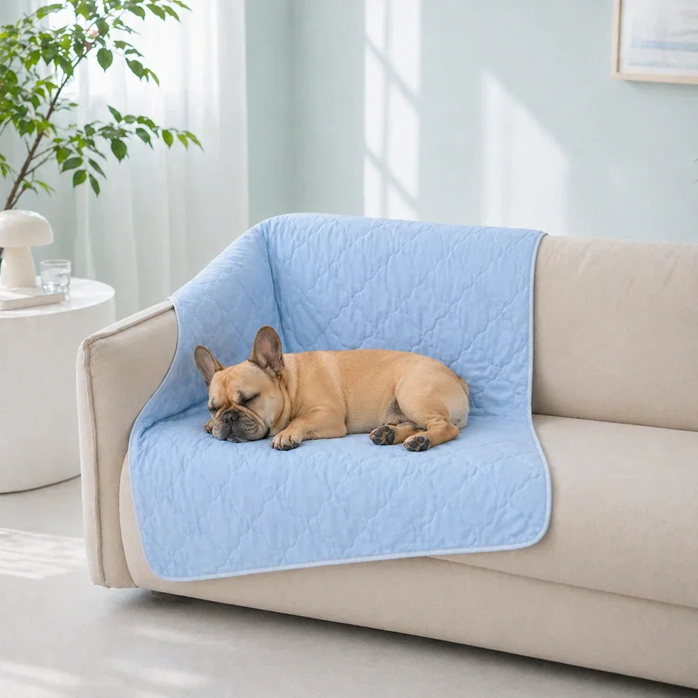 COOLFLOW – Couverture Rafraîchissante Double Face pour Chiens et Chats