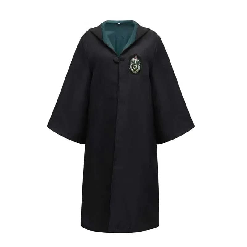 MAGISHIRE - Costume d'Étudiant Sorcier de Poudlard avec Robe, Baguette et Accessoires pour Enfants et Adultes