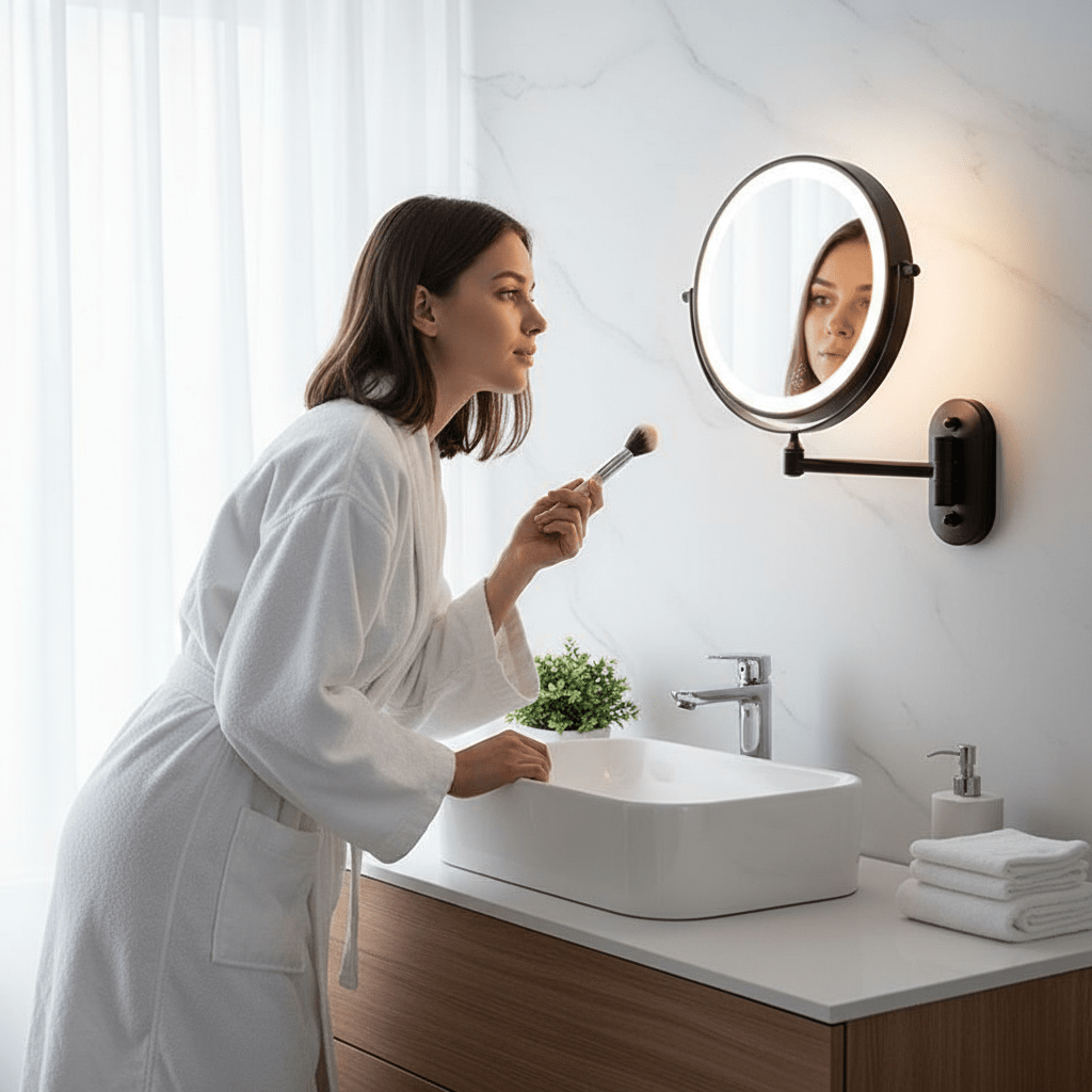 BRIGHTLOOK – Miroir de Maquillage LED avec Éclairage Réglable