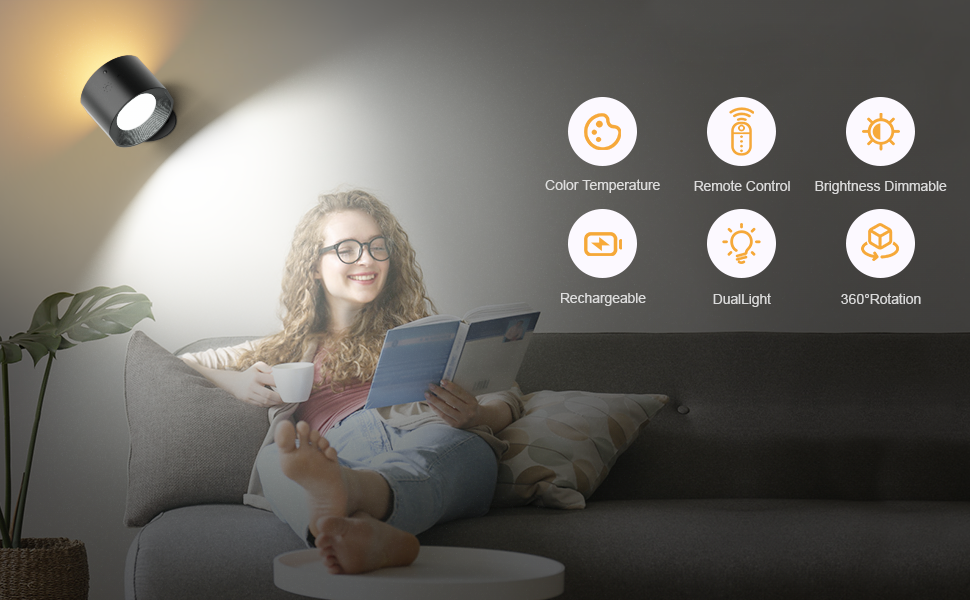 InstaBright®  -  Éclairage d'ambiance sans fil