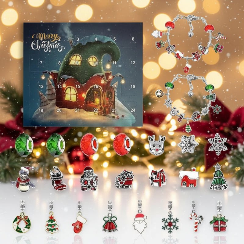 JOYBRACE – Calendrier de l'Avent Bracelet de Noël DIY pour 24 Jours de Plaisir Créatif