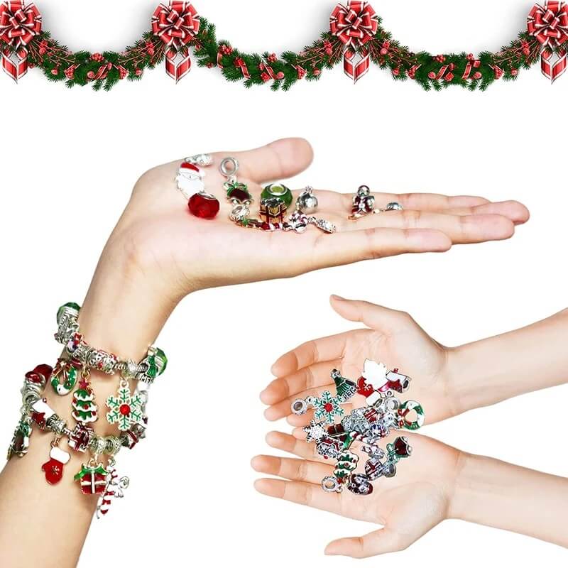 JOYBRACE – Calendrier de l'Avent Bracelet de Noël DIY pour 24 Jours de Plaisir Créatif