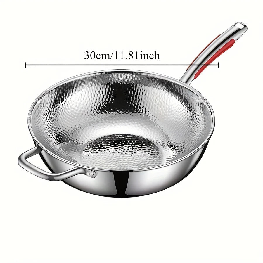 PANVION – Wok Premium avec Fond Rond pour une Cuisine Précise et Polyvalente