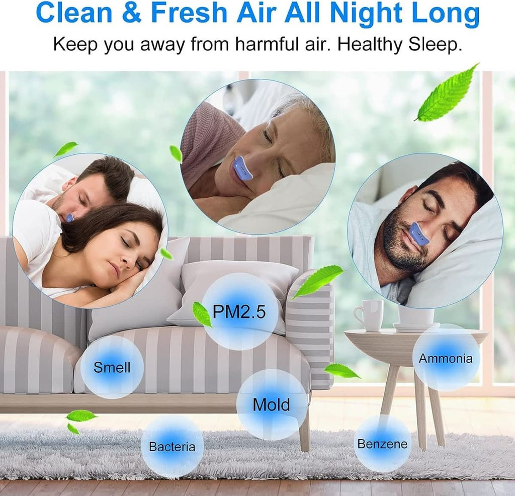 Skanto | Dispositif CPAP anti-ronflement sans masque pour un sommeil silencieux et une respiration libre