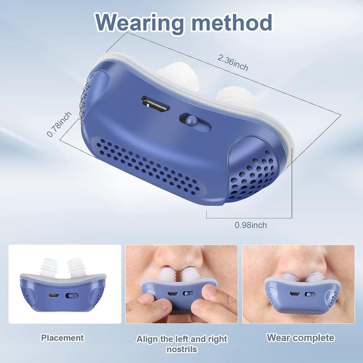 Skanto | Dispositif CPAP anti-ronflement sans masque pour un sommeil silencieux et une respiration libre