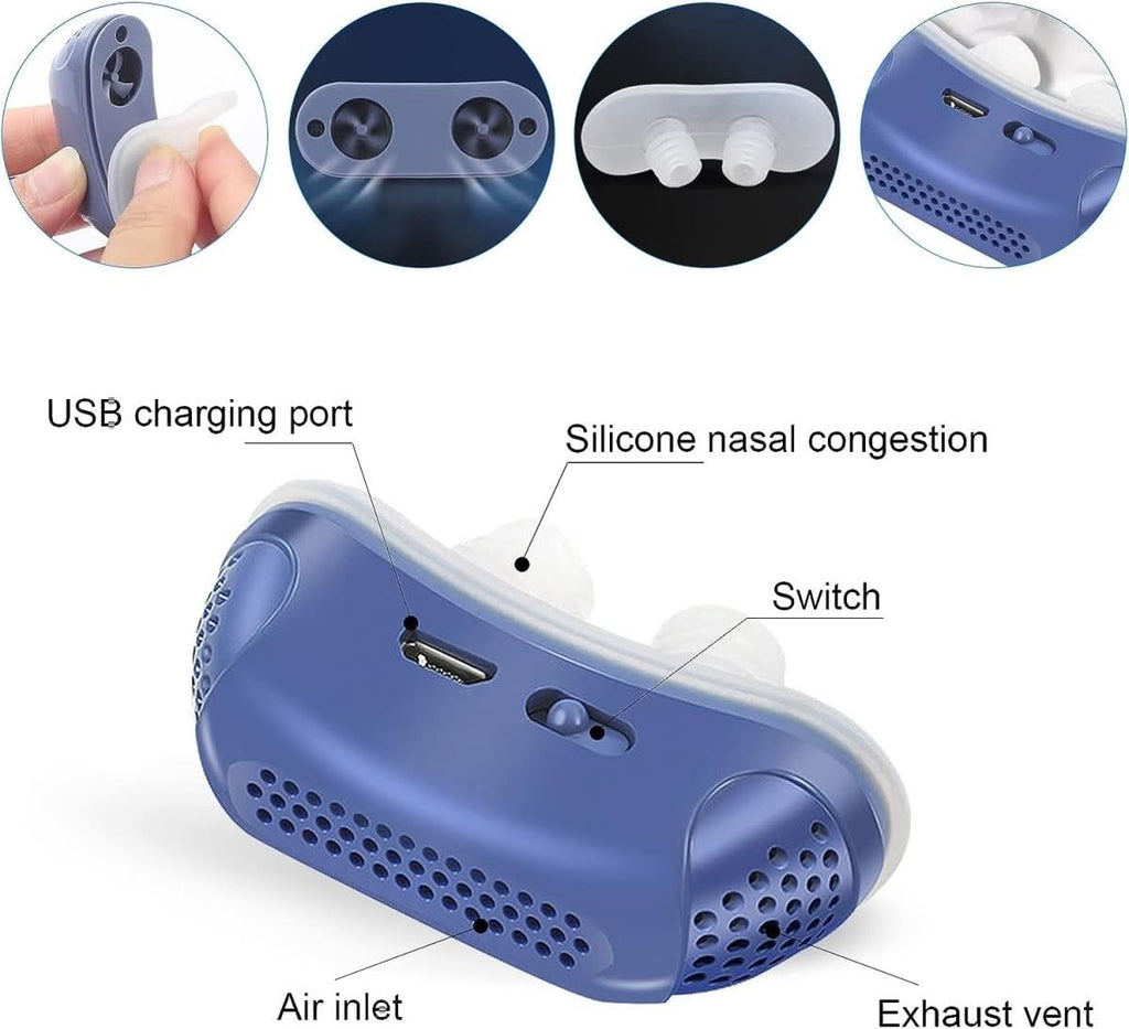 Skanto | Dispositif CPAP anti-ronflement sans masque pour un sommeil silencieux et une respiration libre
