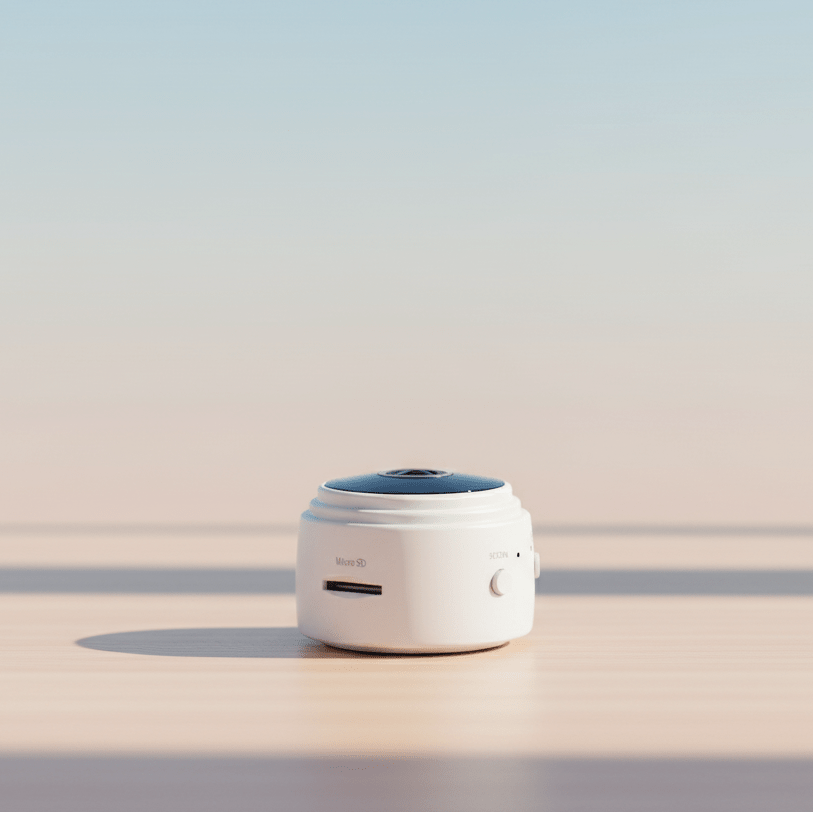 SECURAVIEW - Caméra de Surveillance Intelligente 1080P pour Maison avec Contrôle par Application & Mode Nuit Clair