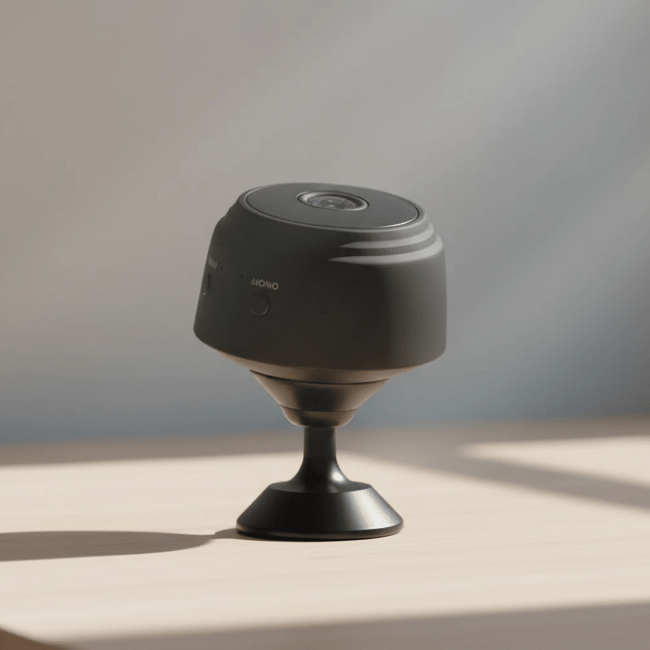 SECURAVIEW - Caméra de Surveillance Intelligente 1080P pour Maison avec Contrôle par Application & Mode Nuit Clair