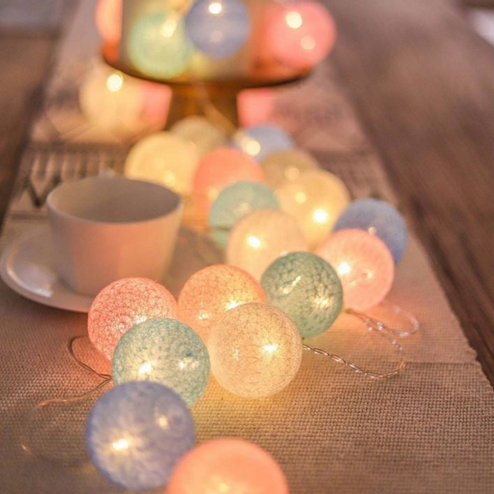 Boule Lumineuse en Coton - LumiBall