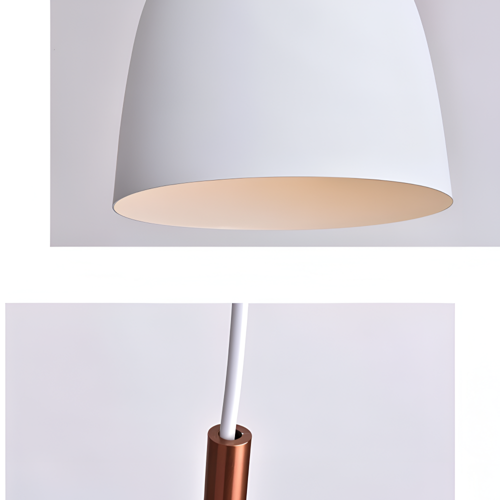 Lampe suspendue colorée au design macaron – lampe moderne en forme de dôme