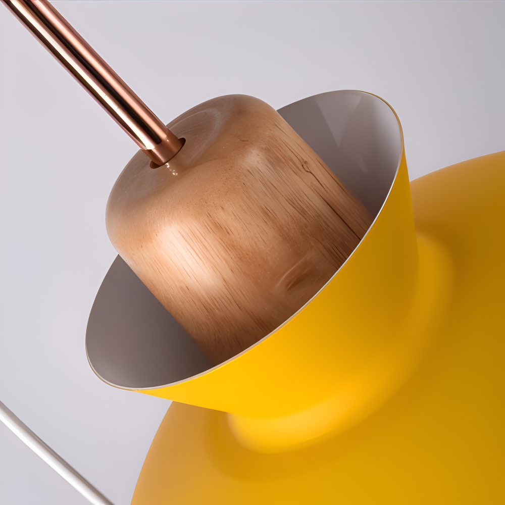 Lampe suspendue colorée au design macaron – lampe moderne en forme de dôme